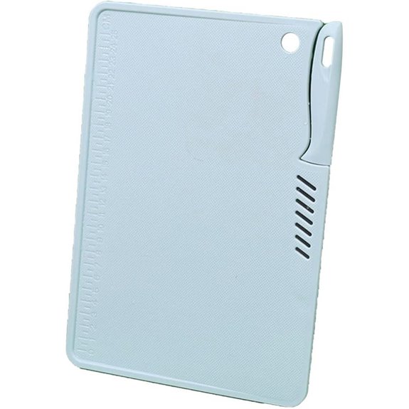 Plastic Cutting Board with Knife and Organizer