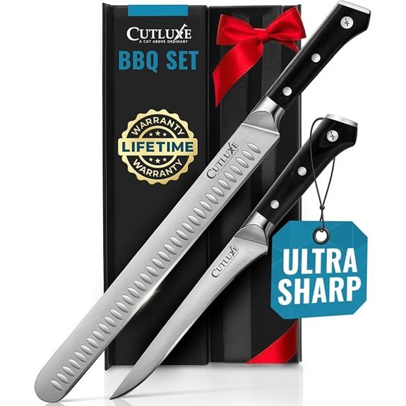 Cutluxe Carving Knife Set for Meat BBQ