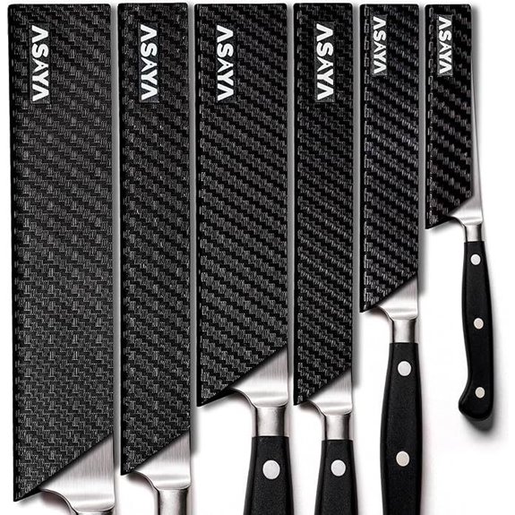 Asaya Knife Edge Guards (6 Pack) Food Safe Blade Covers