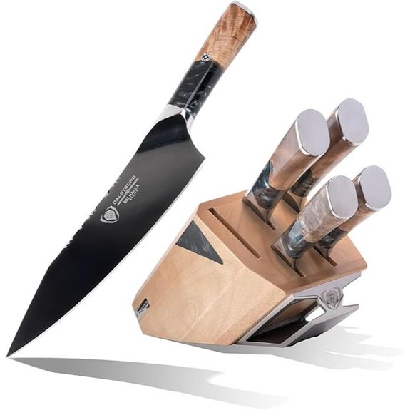 DALSTRONG Valhalla Knife Set 5-Piece Titanium Coated