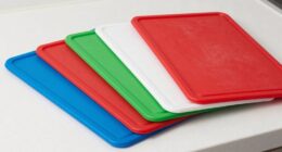 top plastic knife cutting boards
