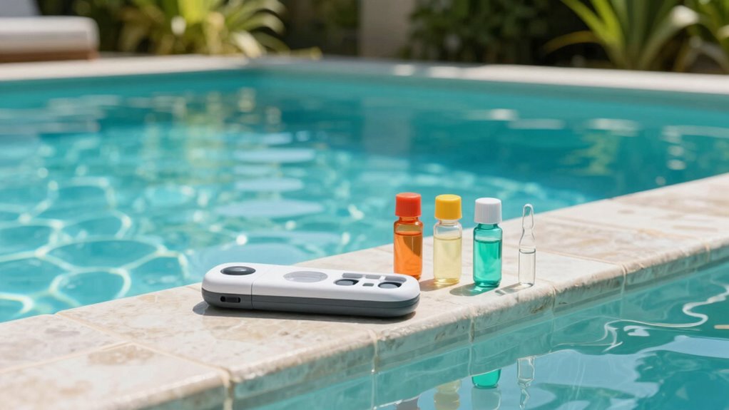 adjust chemicals for water balance