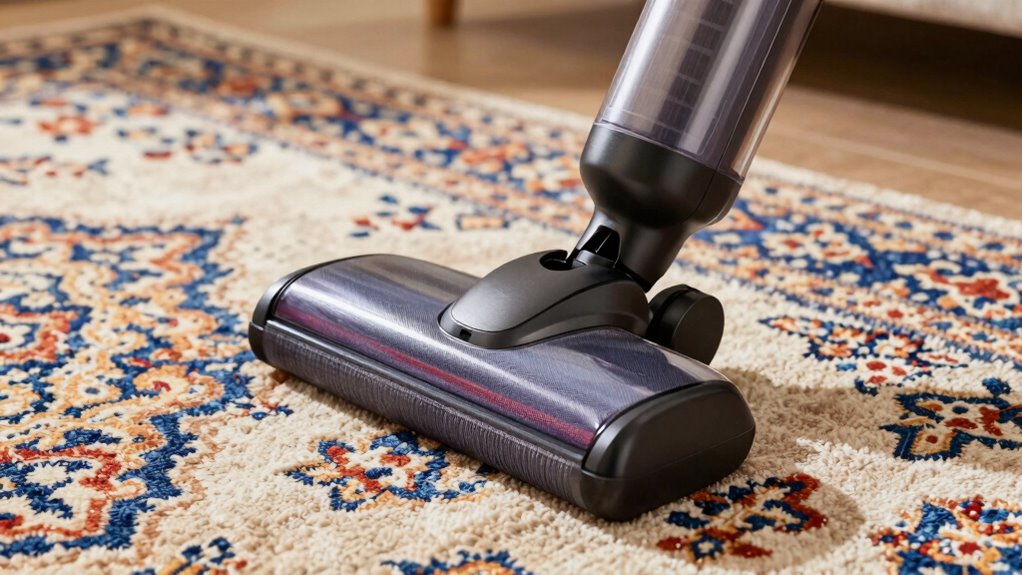 adjust vacuum settings carefully