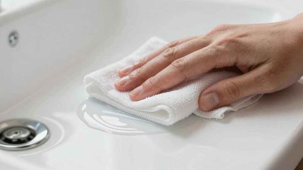 apply cleaner with care