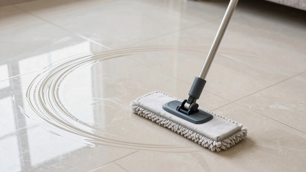 avoid over mopping and harsh chemicals