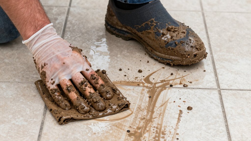 avoid rushing stain removal