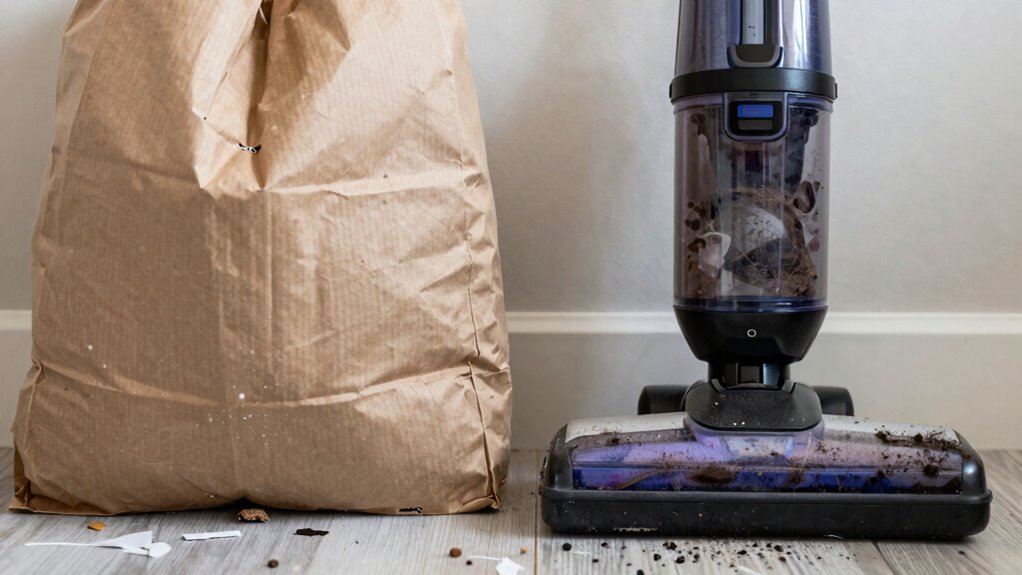 bagged vacuums require less maintenance