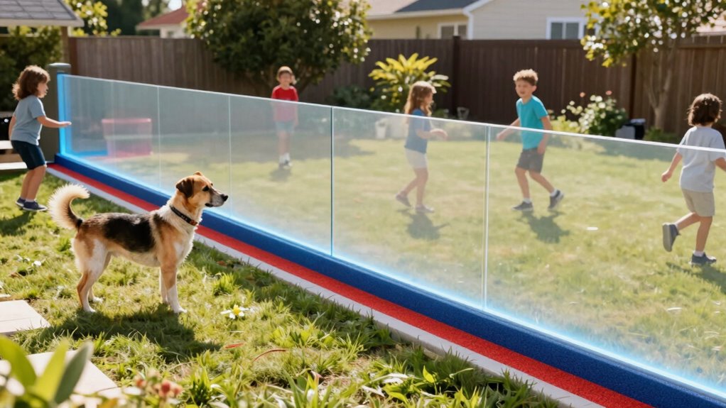 boundary strips prevent escapes