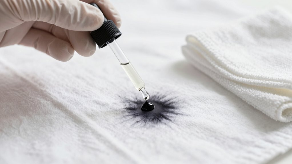 careful ink stain removal