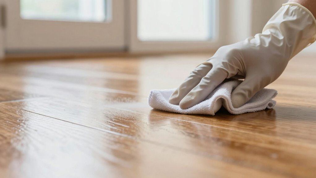 check finish before cleaning