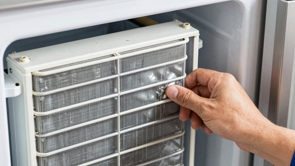 check fridge cooling components