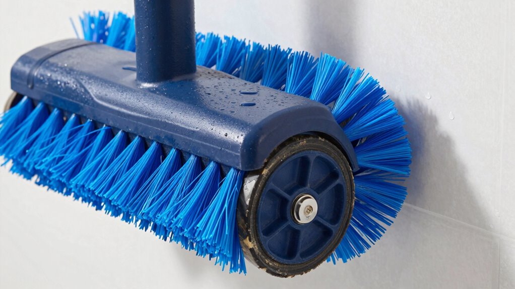 clean brushes check wheels