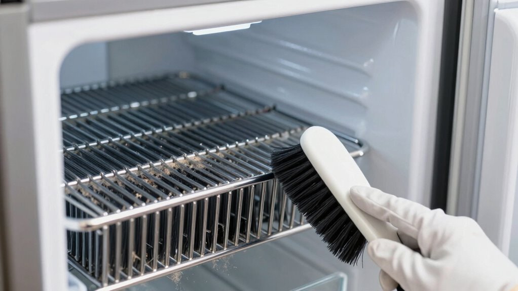 clean coils regularly for efficiency