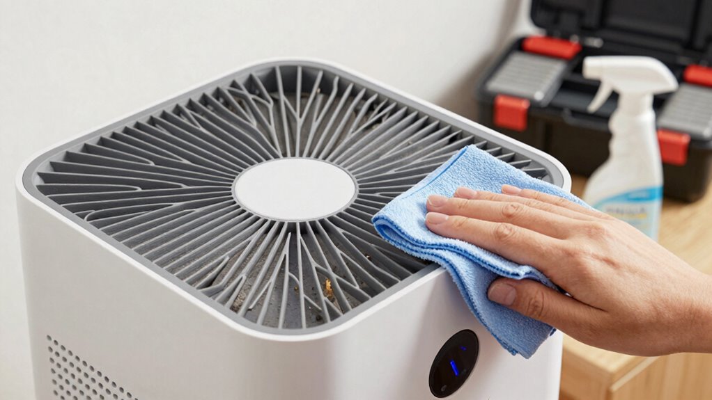 clean dust maintain enhance