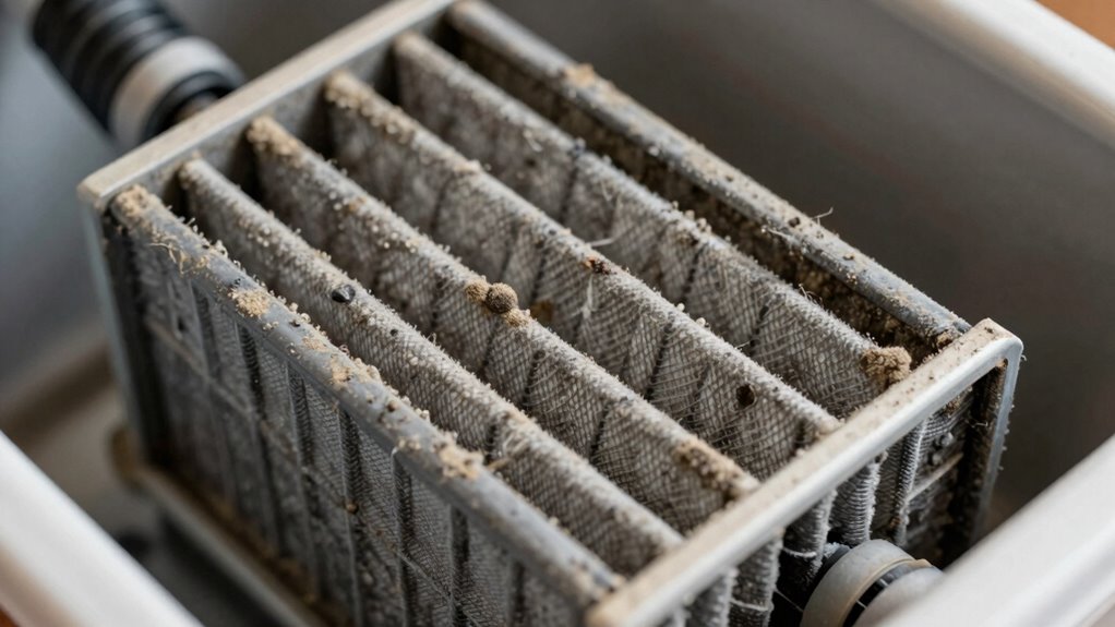 clean filter maintains suction