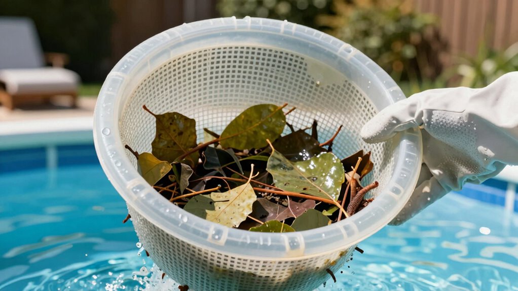 clean pump basket regularly