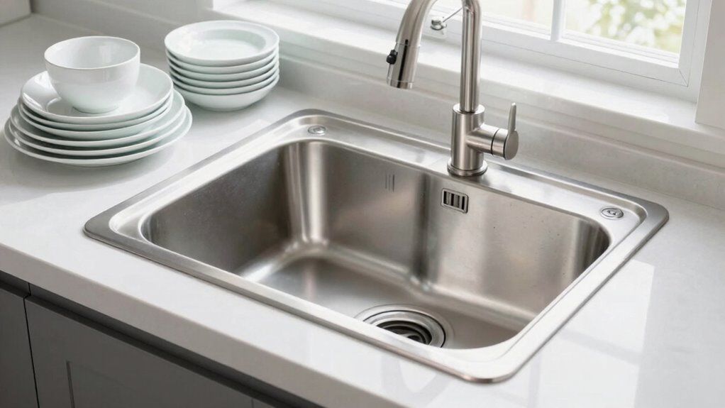 clean sink boosts kitchen cleanliness