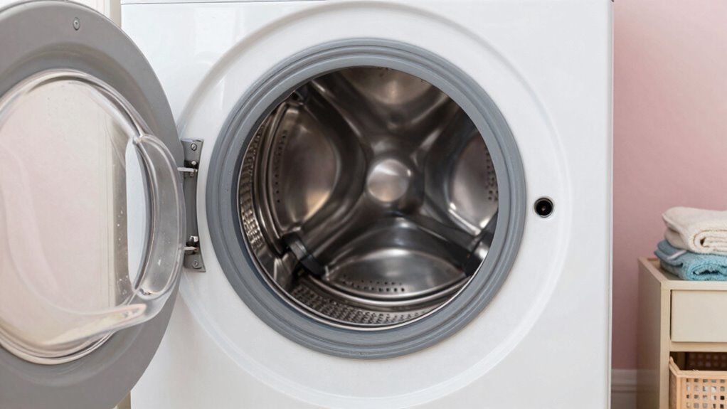 clean washer fresh laundry