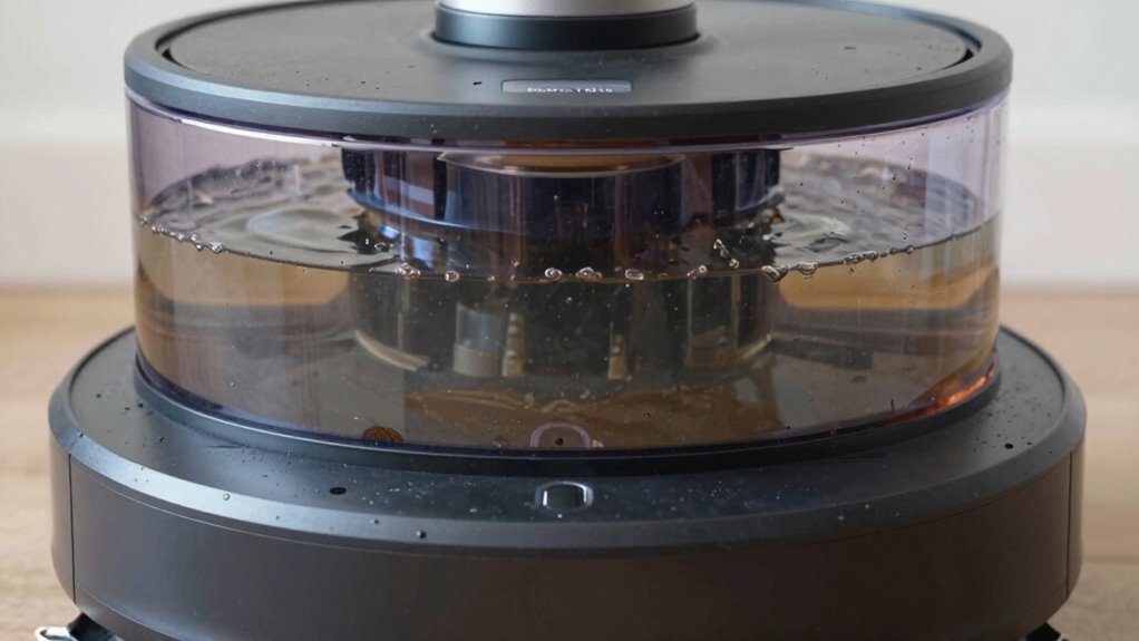 clean water tank regularly