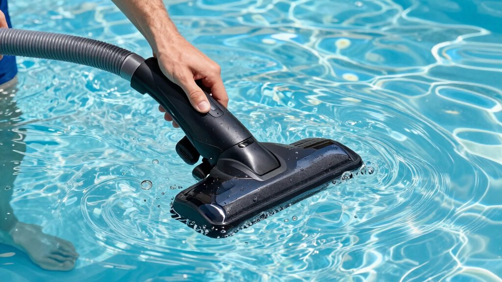 consistent careful vacuuming routine