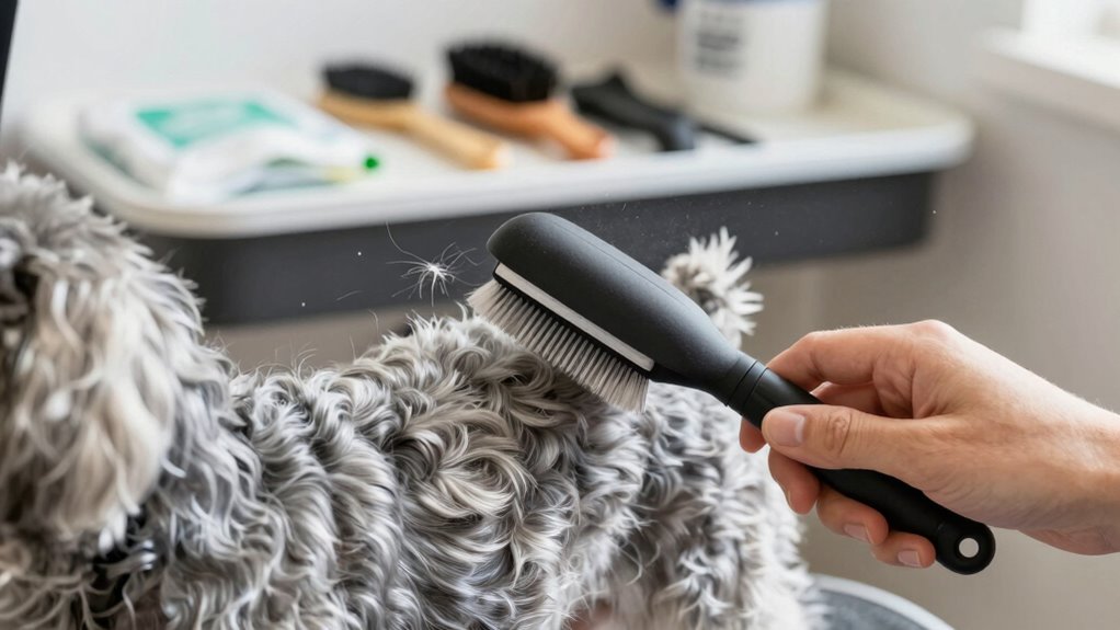 daily grooming reduces shedding