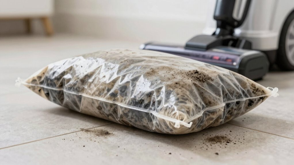 delayed vacuum bag replacement