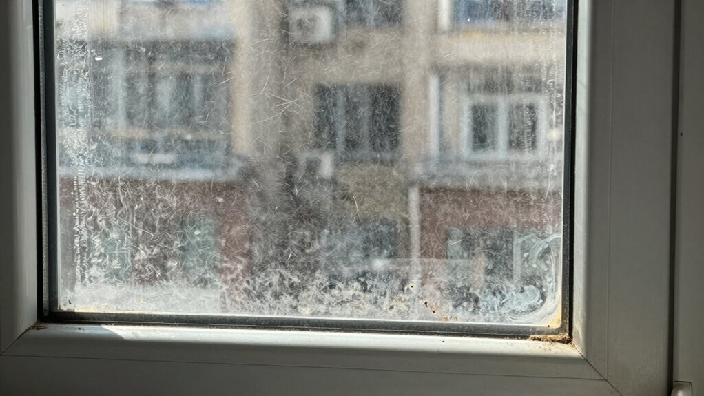 dirty window tracks diminish appearance