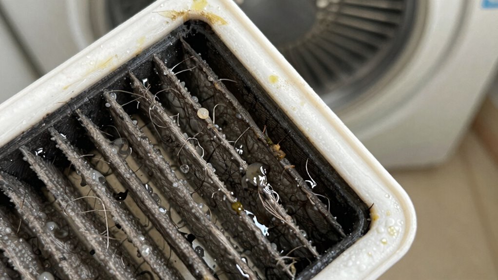 dry filters to prevent mold