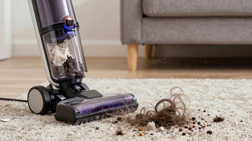 dust clouds during disposal