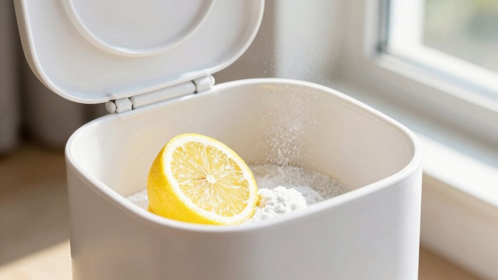 eliminate trash odors naturally