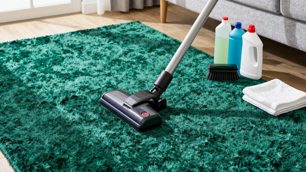 gather supplies vacuum clean