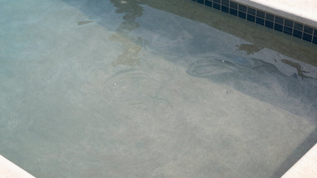 inadequate filtration causes cloudiness