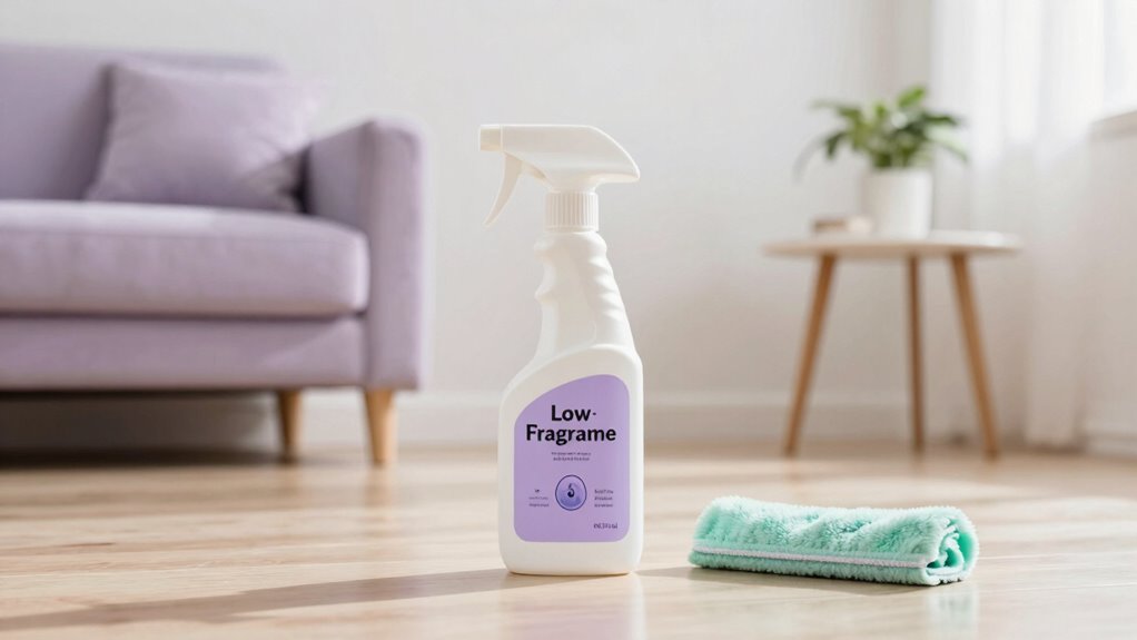 low fragrance home cleaning options