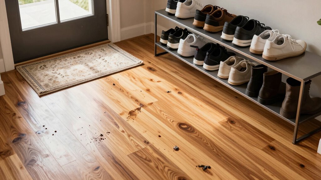 maintain entryway floor appearance