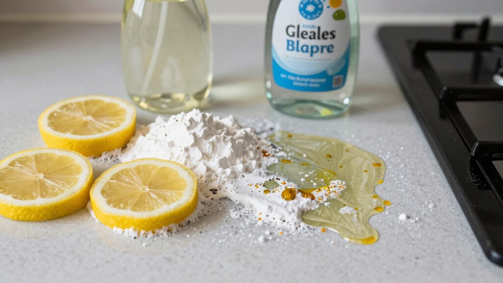 natural vs commercial grease cleaners