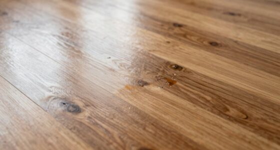 over application of floor polish