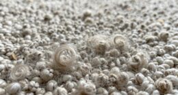 pet hair clings to carpet