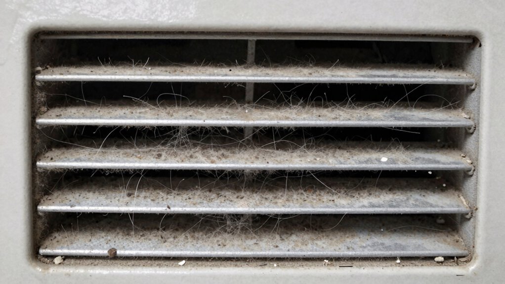 pet hair hvac buildup