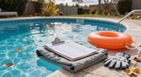 pool shutdown maintenance checklist