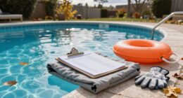 pool shutdown maintenance checklist