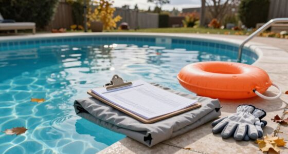 pool shutdown maintenance checklist