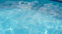 pool water cloudiness caused by debris
