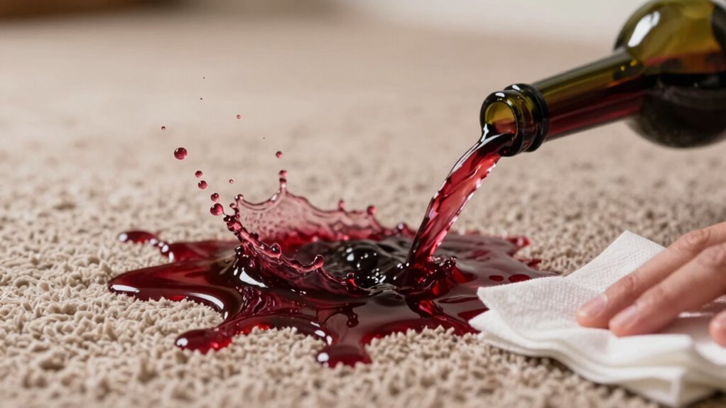 quick red wine stain fix