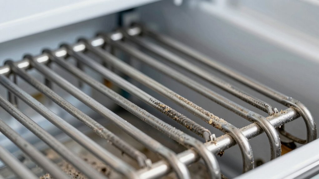 refrigerator coil damage signs