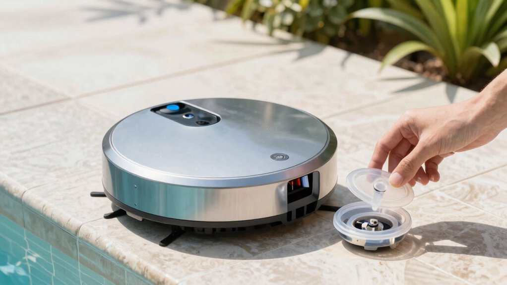 regular robot pool maintenance