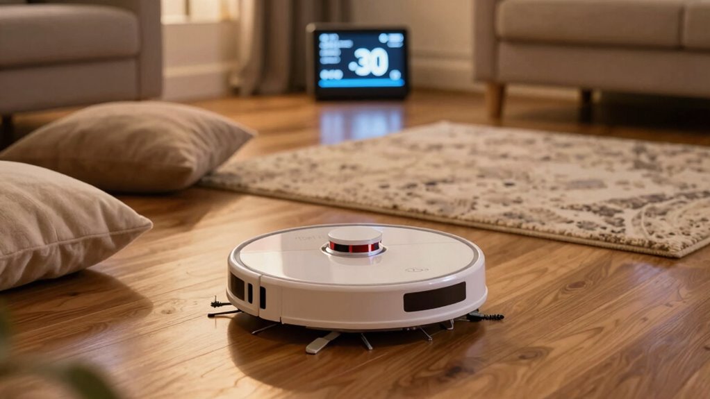 schedule cleaning during quiet hours