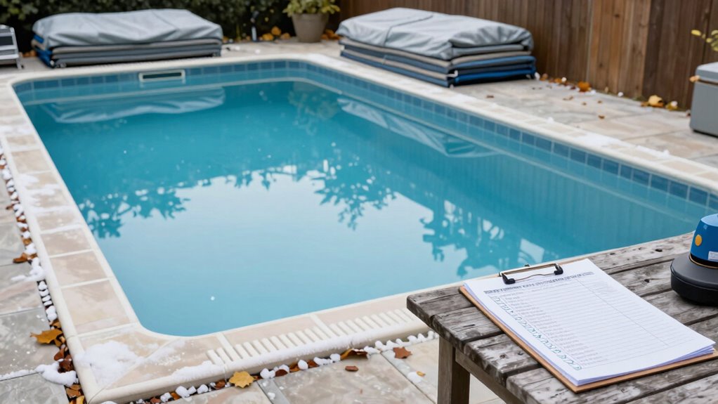 secure cover and drain properly