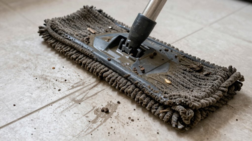 signs of ineffective mopping