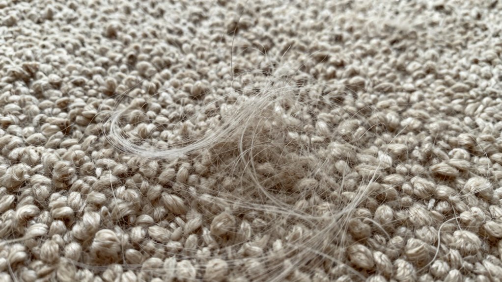 static charge increases pet hair adhesion