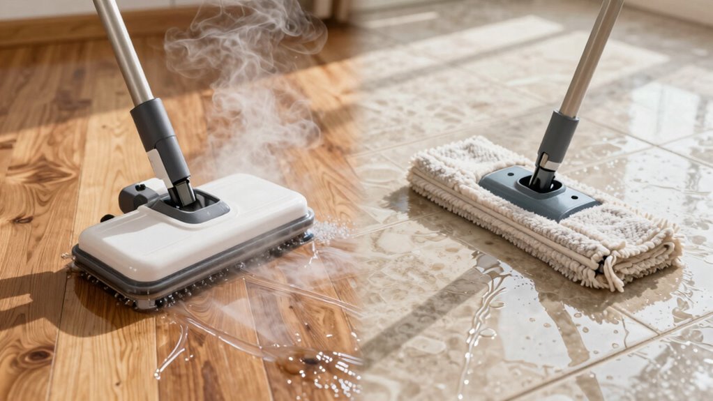 steam cleans deeper effectively